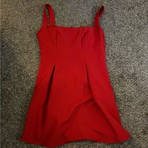 SHEIN Vibrant Red Mini Dress